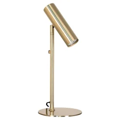 Paris Messing Tischlampe - Elegantes Design, 200 cm Stoffkabel