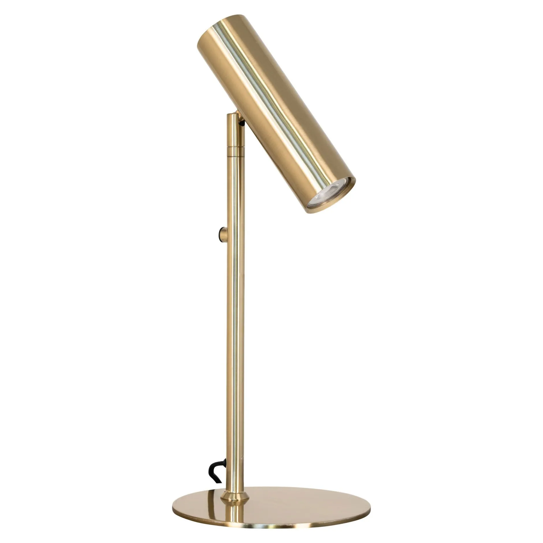 Paris Messing Tischlampe - Elegantes Design, 200 cm Stoffkabel