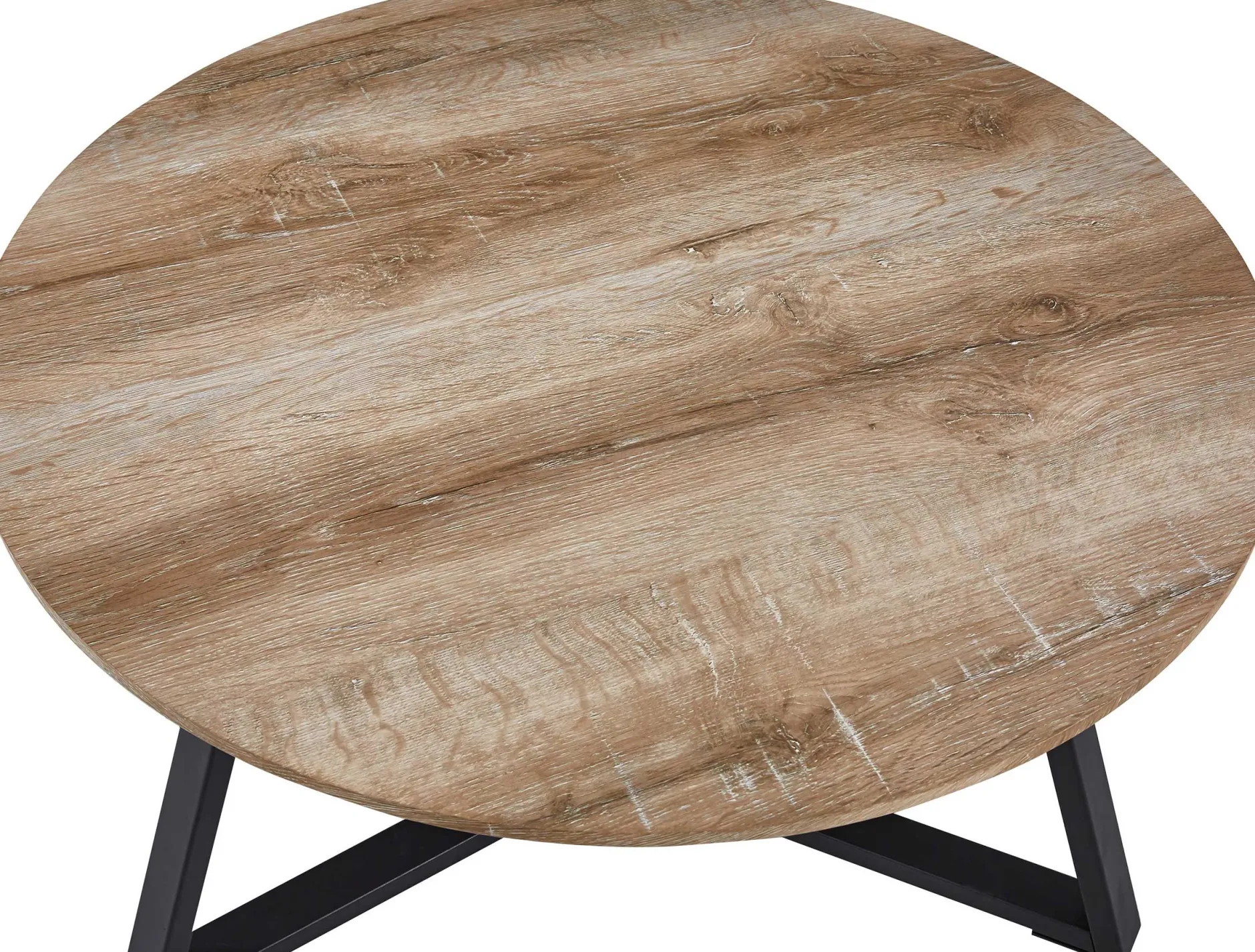 Paso" Dekor Altes Eichenholz Couchtisch | H41 x B80 x T80 cm