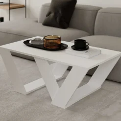 Pipra Couchtisch | 100 % MELAMIN | Weiß