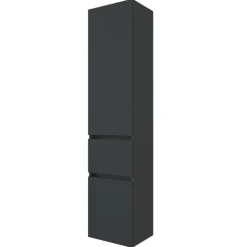 PiscaBadezimmer : Hängeschränke, Spiegelschrank, Waschtischschrank, Säulenschrank - graphitgrau