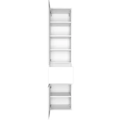 PiscaBadezimmer : Spiegelschrank, Waschtischschrank, Säulenschrank - weiß