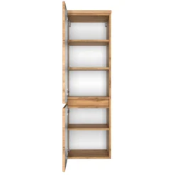 PiscaBadezimmer : Spiegelschrank, Waschtischschrank, Säulenschrank - Eiche Dekor