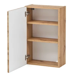 PiscaBadezimmer : Wandschränke, Spiegelschrank, Waschbeckenschrank - Eiche Dekor
