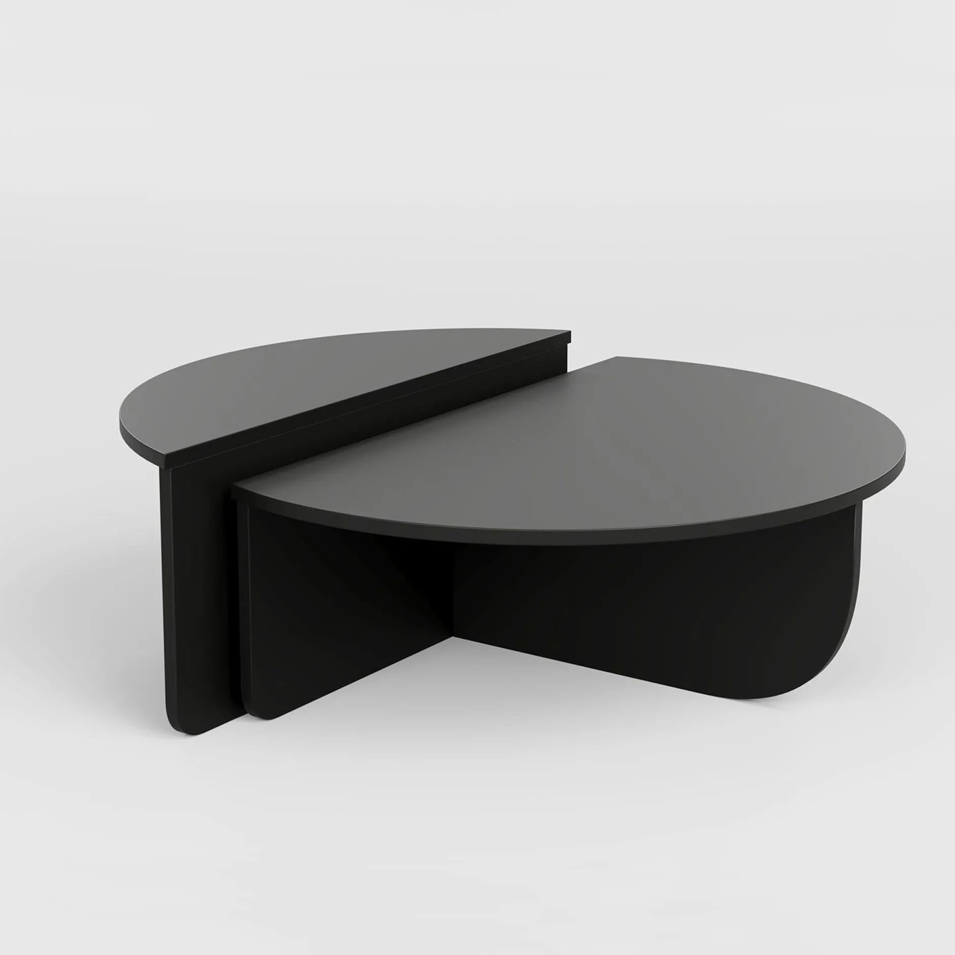 Podium Couchtisch | 100 % MELAMIN | Schwarz