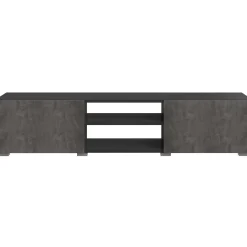 Podium TV-Möbel 140 cm - schwarz/Beton