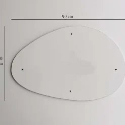 Porto Spiegel | 100 % MDF | Weiß