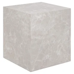 Prag Marmor Beistelltisch - Beige 40x40x45 cm