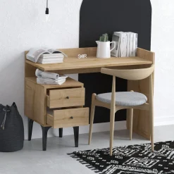 Puuk Schreibtisch | 100 % Melamin | Eiche