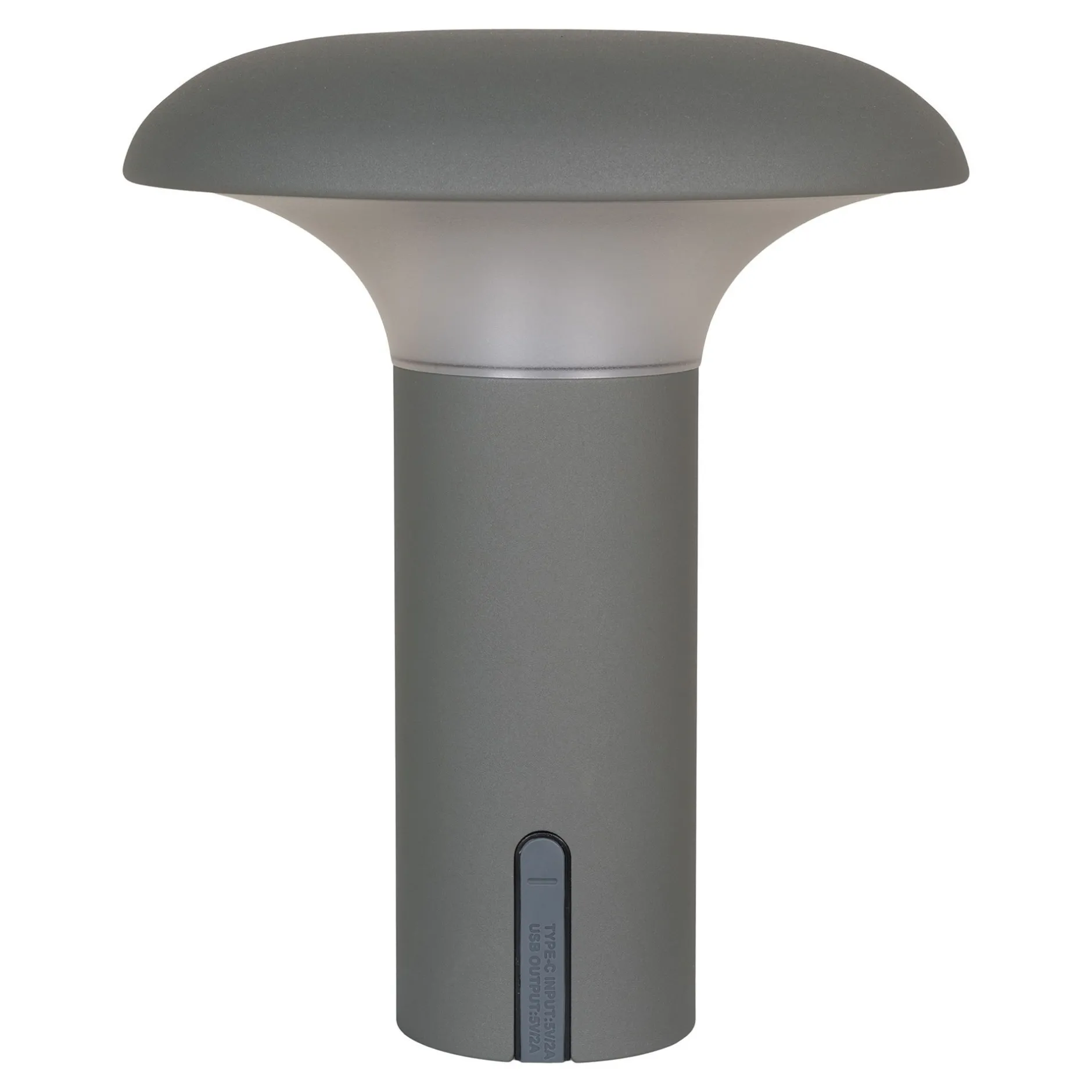 Ramsey LED Lampe - Grau Wiederaufladbar