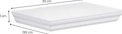 Regal Landwood 30cm - weiß