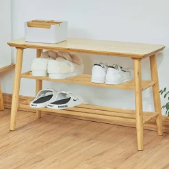 Reini Schuhregal - 67x28x43cm - Bambusholz