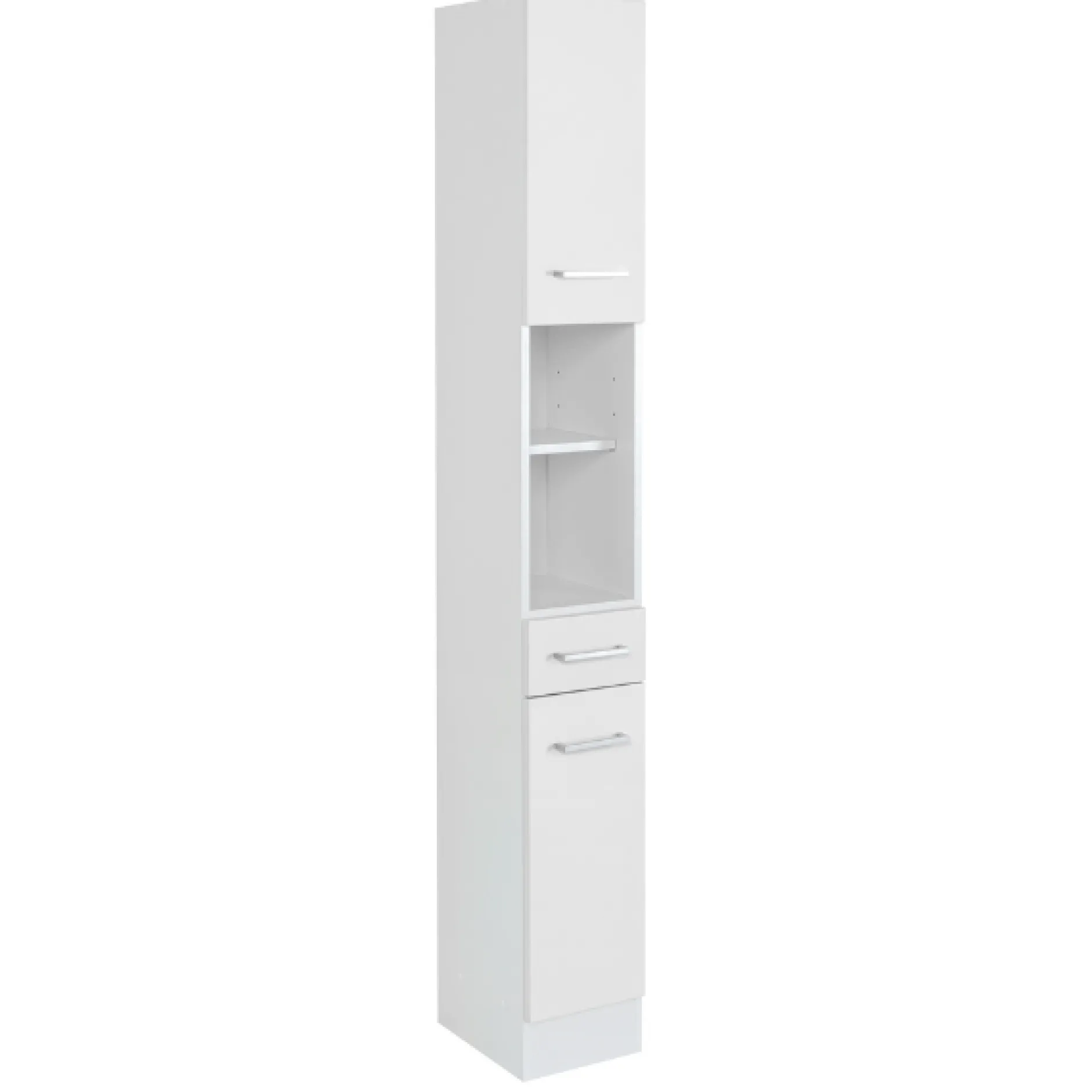 RiccaBadezimmer : Spiegelschrank, Waschtischunterschrank, Säulenschrank - weiß