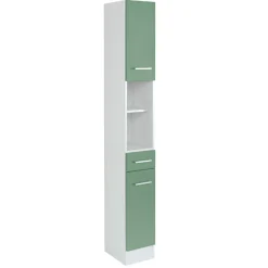 RiccaBadezimmer : Spiegelschrank, Waschbeckenunterschrank, Säulenschrank - grün