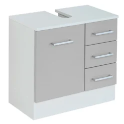 RiccaBadezimmer : Spiegelschrank, Waschbeckenunterschrank, Säulenschrank - grau