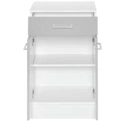 RiccaBadezimmer : Wandschrank, Badezimmerschrank, Spiegelschrank, Waschbeckenunterschrank - grau