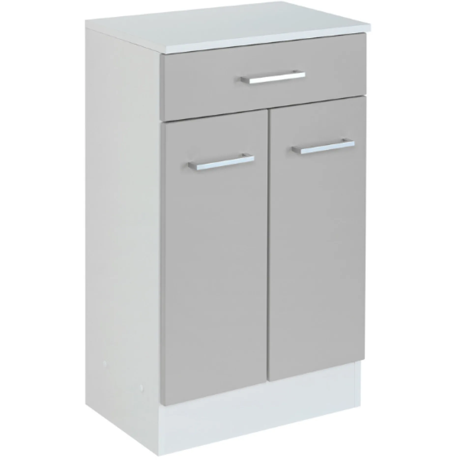 RiccaBadezimmer : Wandschrank, Badezimmerschrank, Spiegelschrank, Waschbeckenunterschrank, Säulenschrank - grau