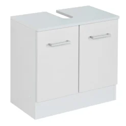 RiccaBadezimmer : Wandschrank, Badezimmerschrank, Spiegelschrank, Waschbeckenunterschrank - weiß