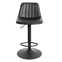 Roadster Verstellbarer Barhocker - Sitzhöhe 60-82cm - schwarz