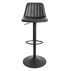 Roadster Verstellbarer Barhocker - Sitzhöhe 60-82cm - schwarz