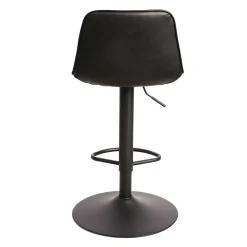 Roadster Verstellbarer Barhocker - Sitzhöhe 60-82cm - schwarz