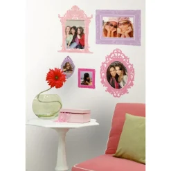 RoomMates Wandsticker - Bilderrahmen rosa und lila