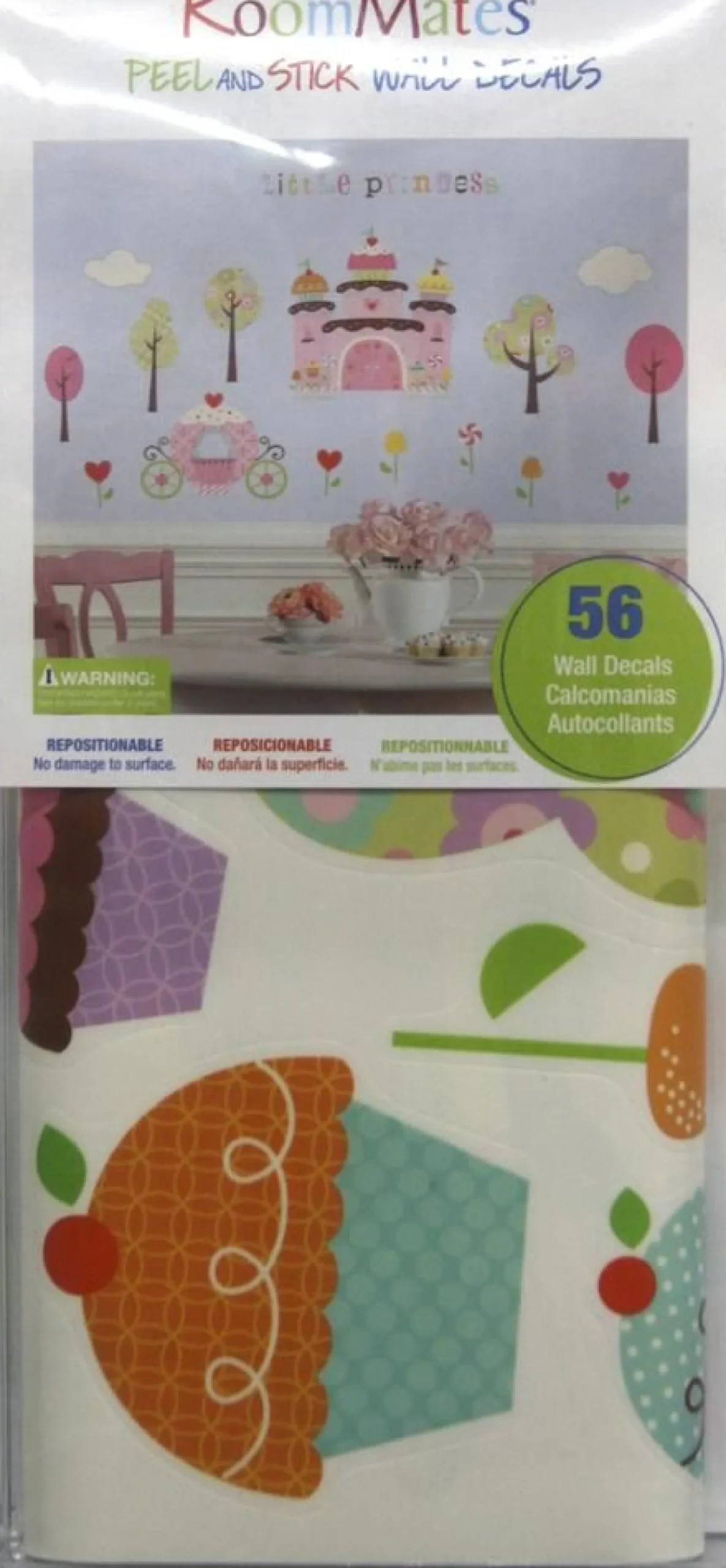 RoomMates Wandsticker Cupcake- Landschaft mit Schloß
