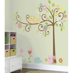 RoomMates Wandsticker - gelockter Baum
