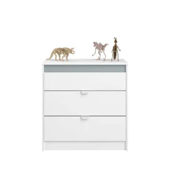 Rue-Schlafzimmer-Set | Halbhohe Schlafcouch und Kommode