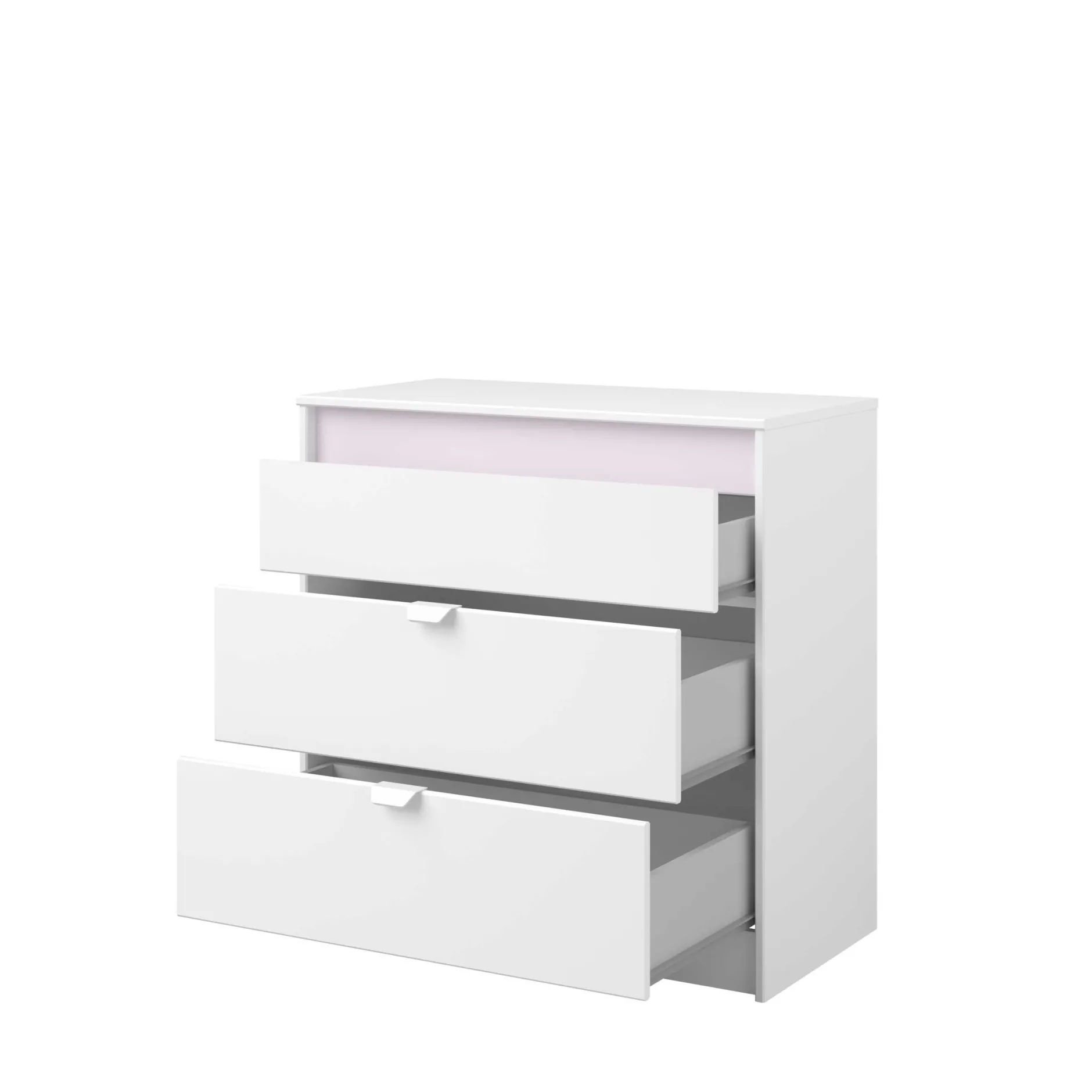 Rue-Schlafzimmer-Set | Halbhohe Schlafcouch und Kommode