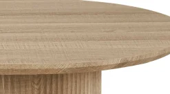 Runder Esstisch Lagos - Ø120x76cm - Eiche Dekor