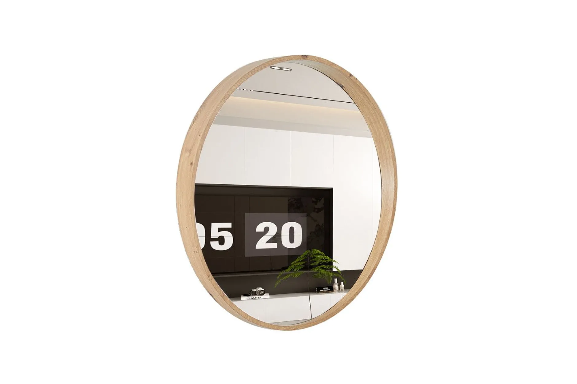 Runder Spiegel Ria | Ø80 x 10 cm | Old Oak Design