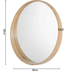 Runder Spiegel Roxy | Ø80 x 4 cm | Old Oak Design