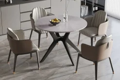 Runder Tisch Apollo | Ø110 x 76 cm | Grau