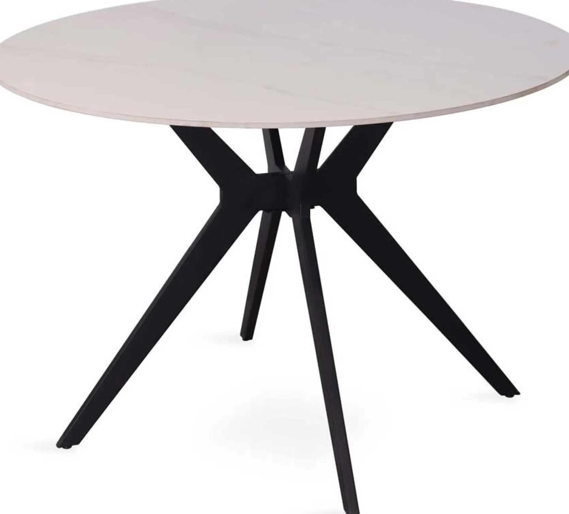 Runder Tisch Apollo | Ø110 x 76 cm | Weiß