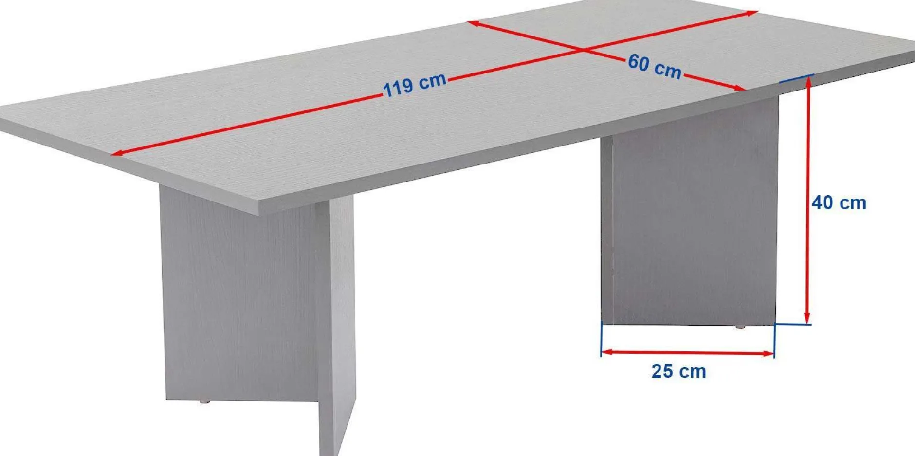 Sabin Couchtisch | 100 % MELAMIN | Travertin