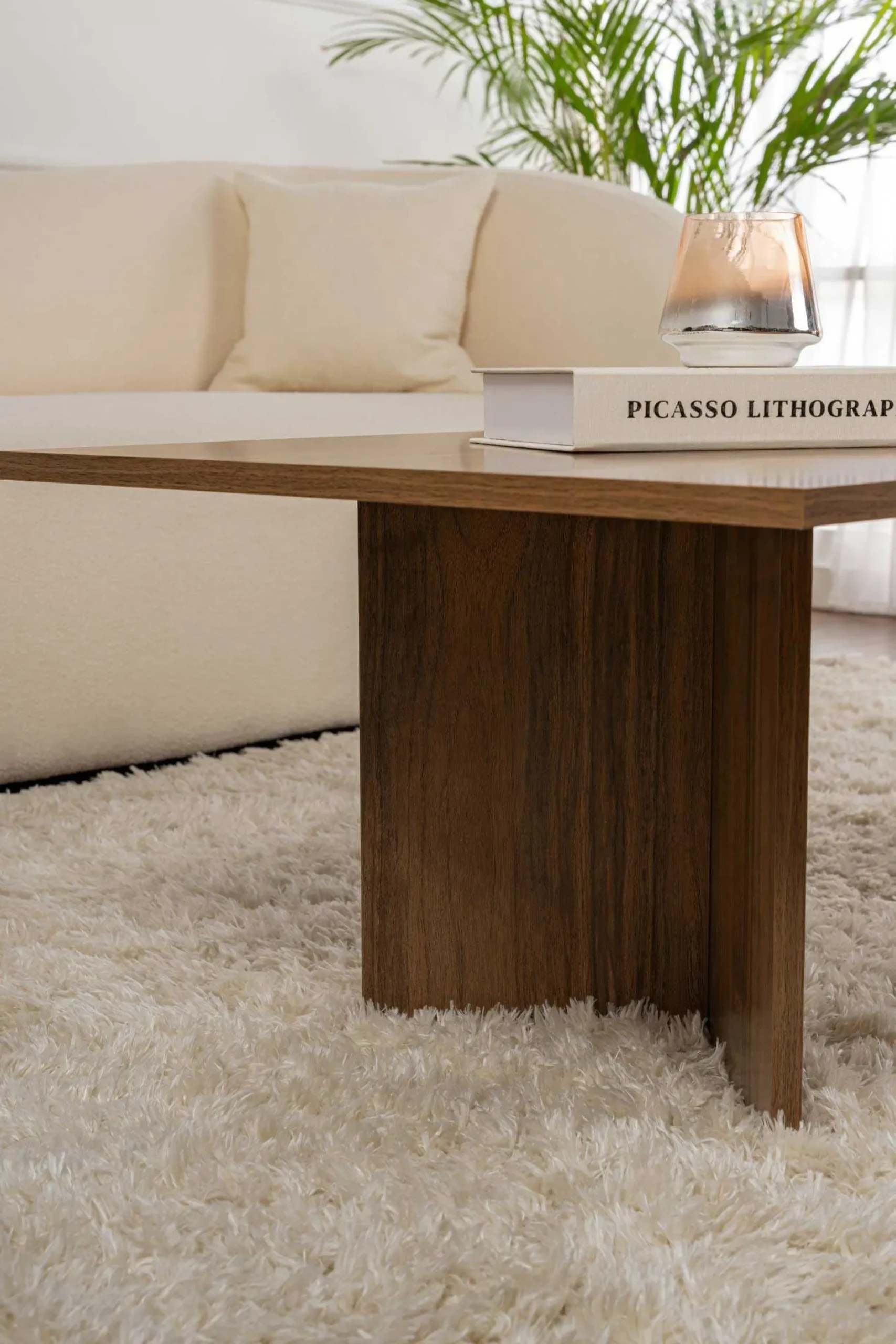Sabin Couchtisch | 100 % MELAMIN | Walnuss