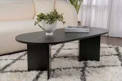 Sable Couchtisch | 100% MELAMIN | Holz Schwarz