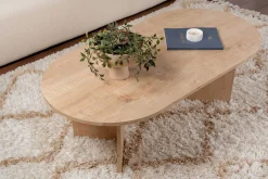 Sable Couchtisch | 100 % MELAMIN | Saphir-Eiche