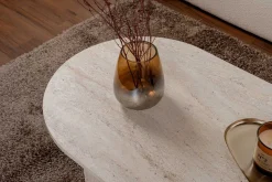 Sable Couchtisch | 100 % MELAMIN | Travertin