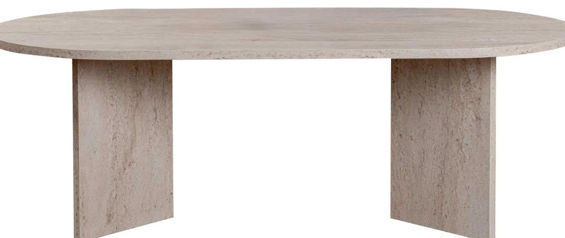 Sable Couchtisch | 100 % MELAMIN | Travertin