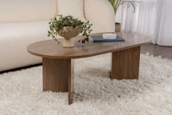 Sable Couchtisch | 100 % MELAMIN | Walnuss