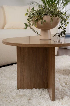 Sable Couchtisch | 100 % MELAMIN | Walnuss