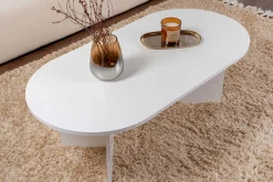 Sable Couchtisch | 100 % MELAMIN | Weiß