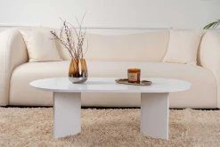 Sable Couchtisch | 100 % MELAMIN | Weiß