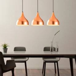 Sağlam Kronleuchter | METALLGEHÄUSE | Kupfer, Schwarz