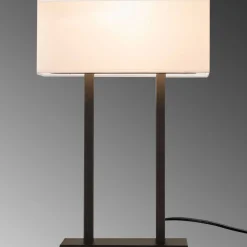 Salihini Tischlampe | IRON BODY | Weiß, Schwarz