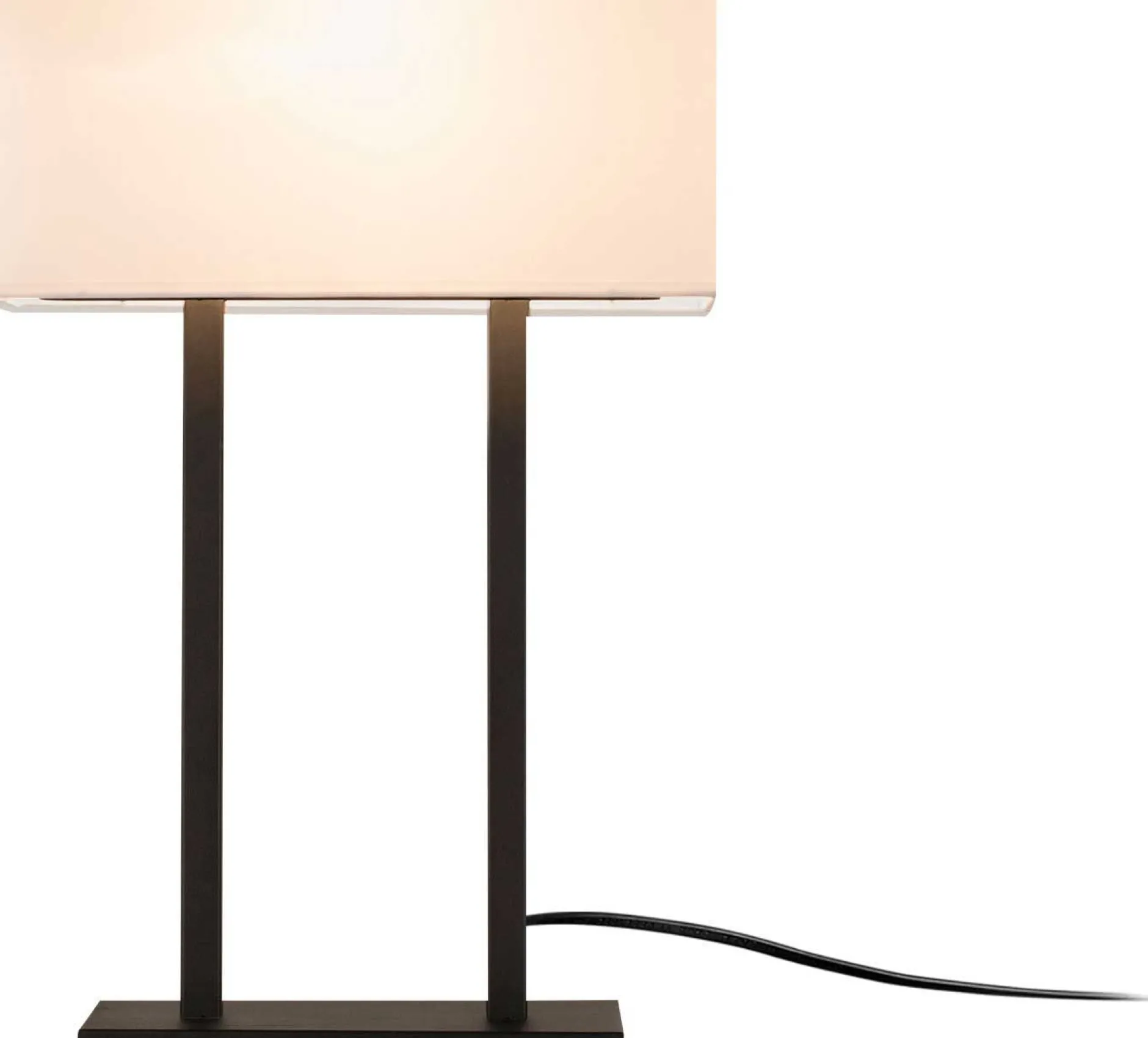 Salihini Tischlampe | IRON BODY | Weiß, Schwarz