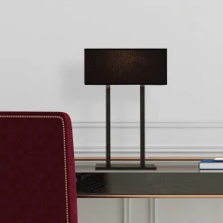 Salihini Tischlampe | METALLGEHÄUSE | Schwarz