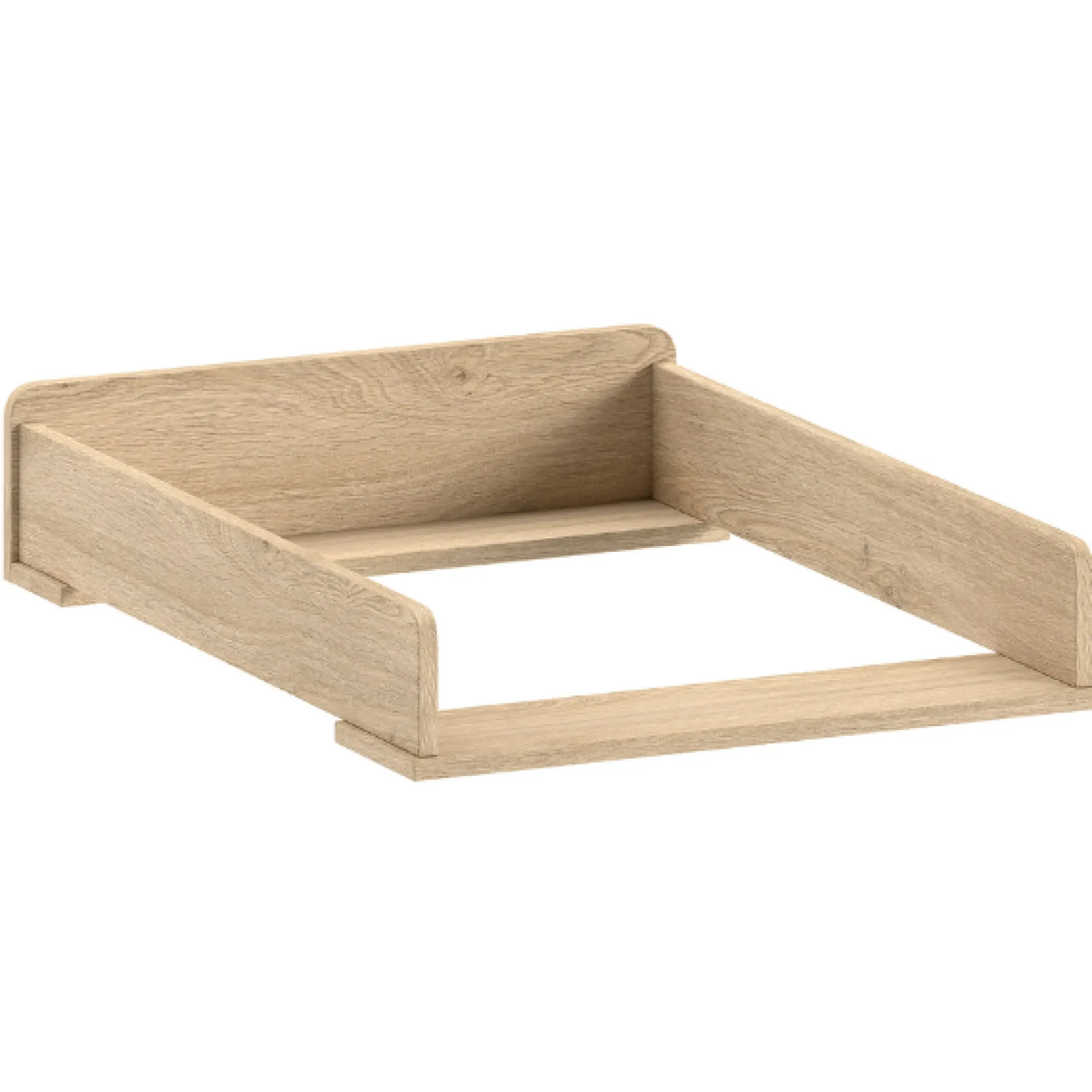 SammieBabyzimmer : Ausziehbares Bett, Kommode mit Wickeltisch - Eichendekor